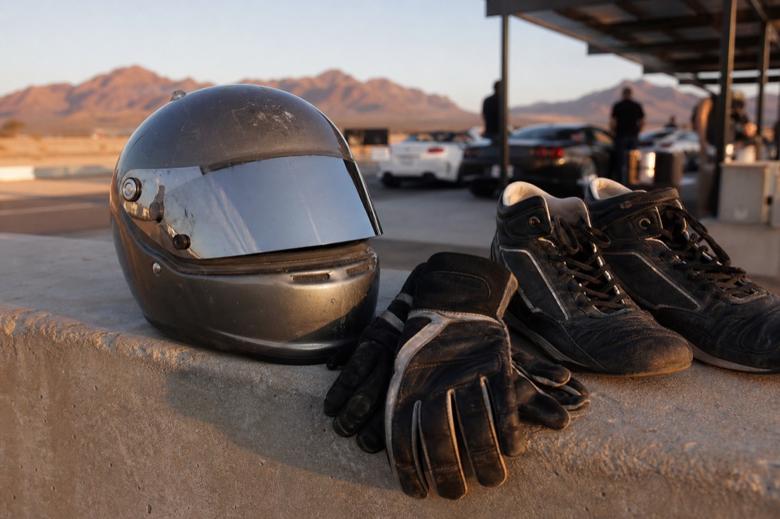 What do people forget to bring, at SpeedVegas Motorsports Park, Las Vegas